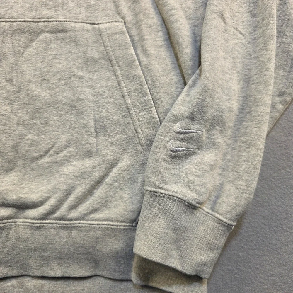 Nike Sportswear Mens Swoosh Pullover Hoodie‎ Heather Grey CJ4863-063 Medium